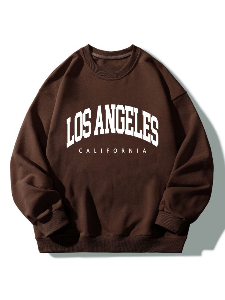 Los Angeles Print Relaxed Sweatshirt